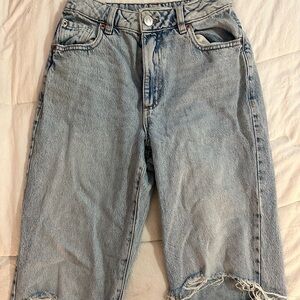 garage straight leg jeans